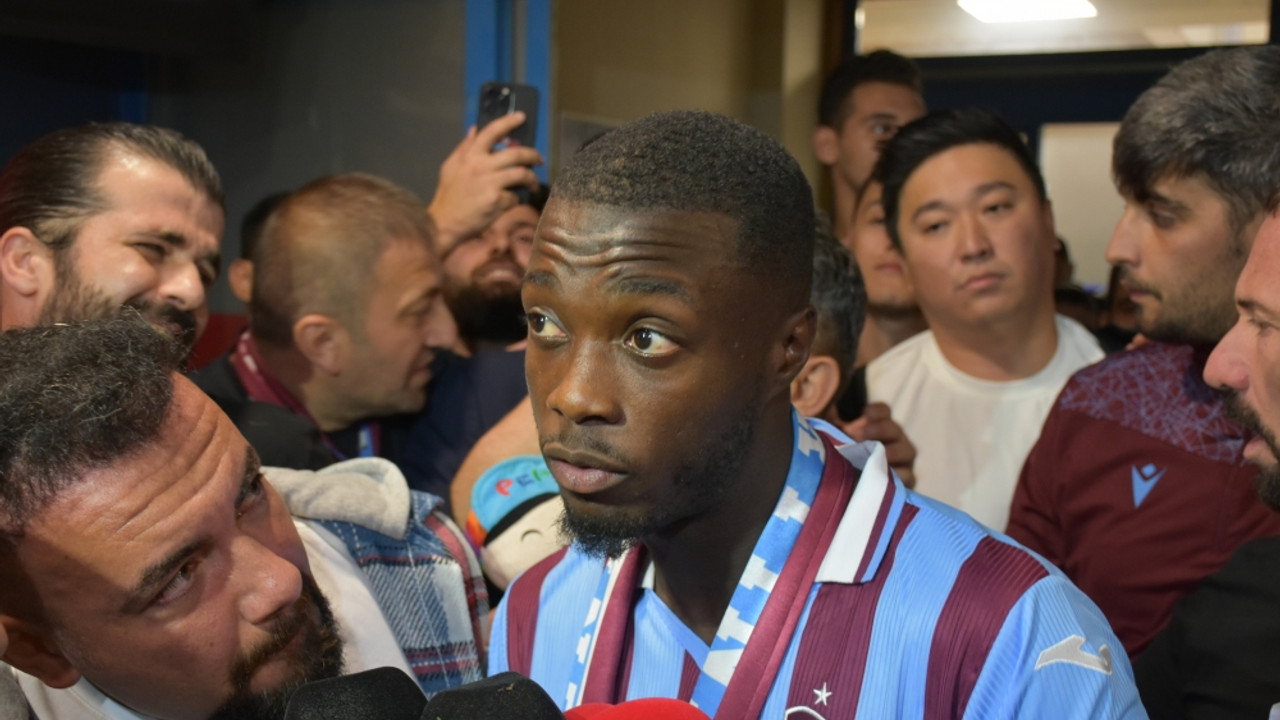 Trabzonspor'un yeni transferi Nicolas Pepe Trabzon'a geldi