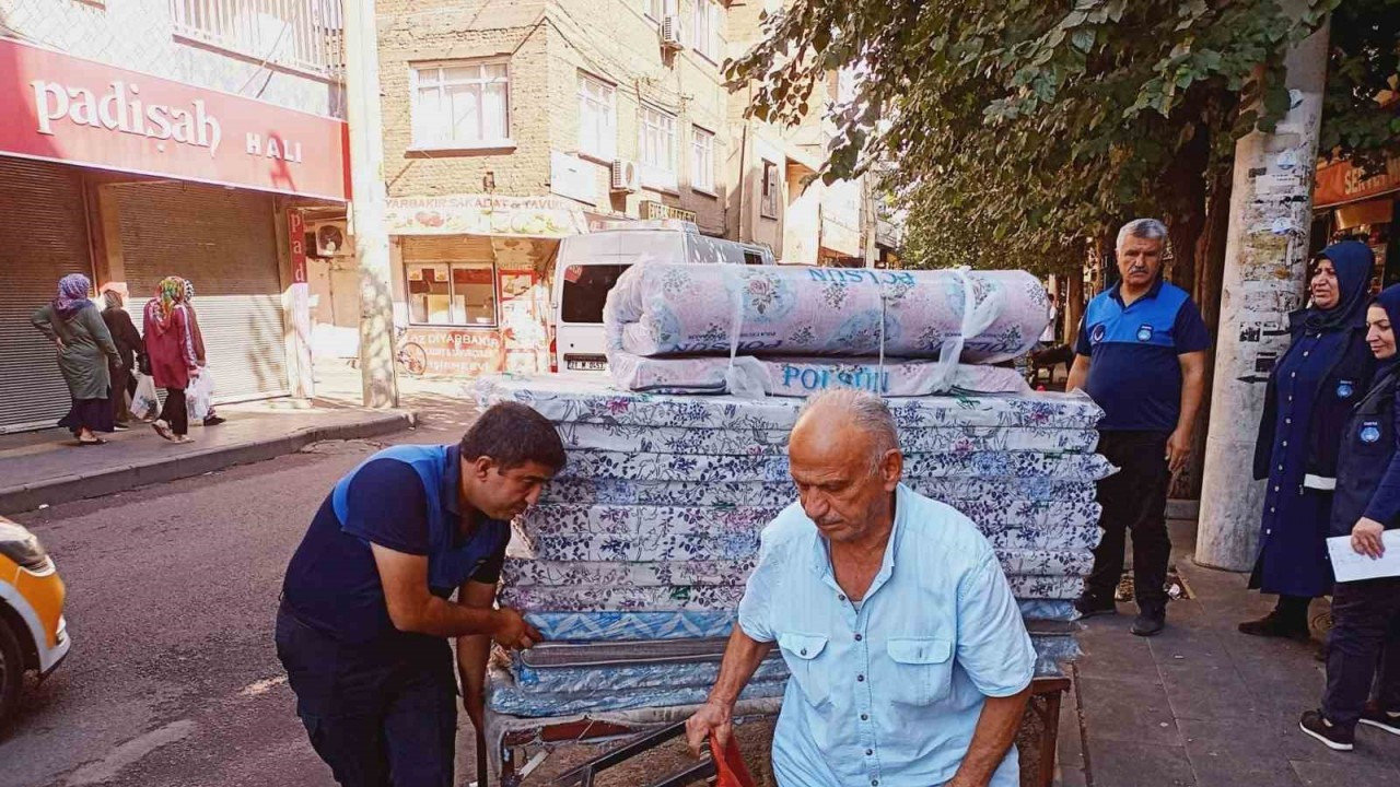Diyarbakır’da kaldırım işgalleri nedeniyle denetim yapıldı