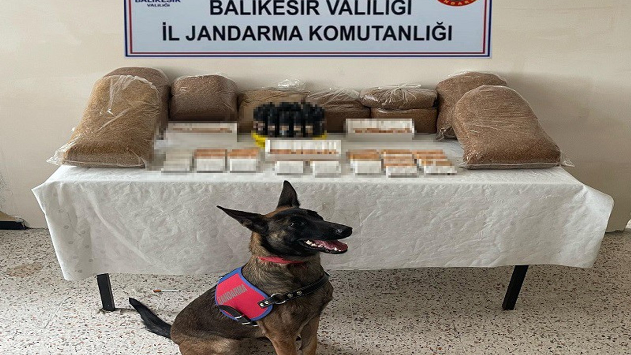 Balıkesir’de sigara kaçakçıları 'Duman' oldu