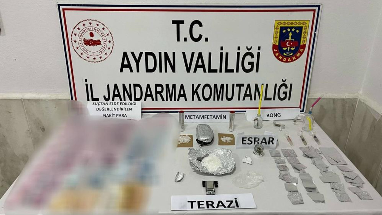 Aydın'da jandarmadan uyuşturucu operasyonu: 3 gözaltı