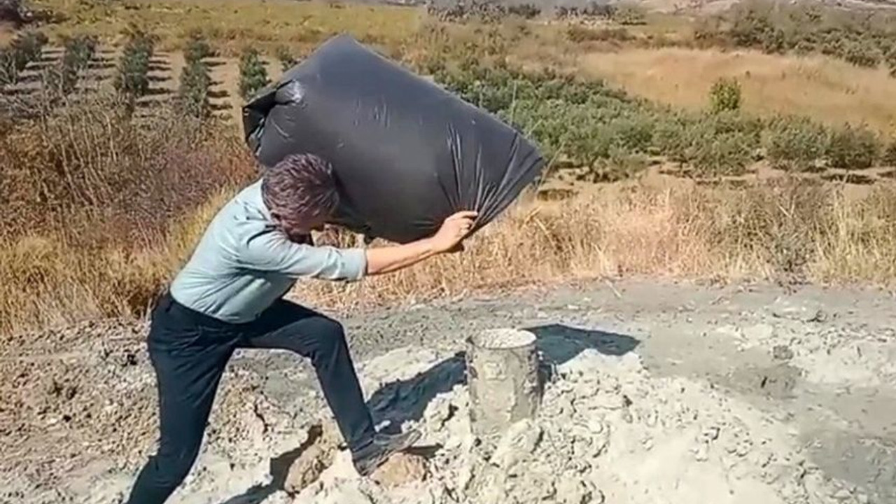 Fay hattında su ararken gaz buldular! Poşet getirip test ettiler