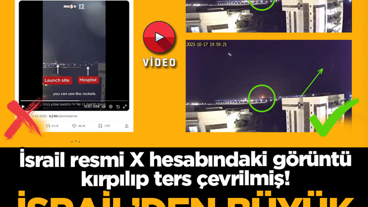 DMM, İsrail'in resmi hesabındaki manipülasyonu tespit etti