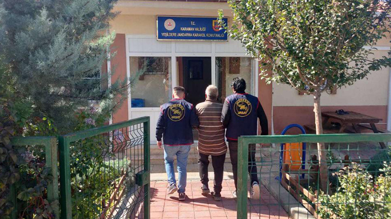 Karaman’da 12 yıl üzeri hapis cezası olan firari kıskıvrak yakalandı