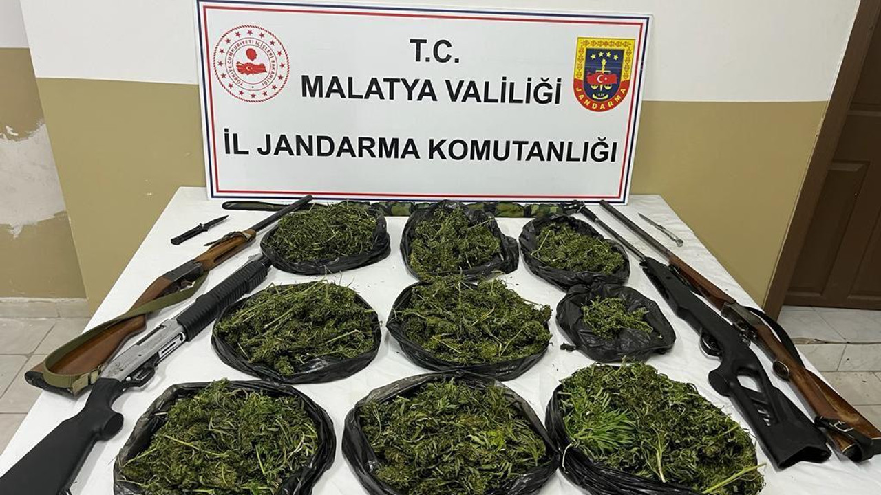 Malatya'da 'torbacı' operasyonu! Metruk binaya saklamışlar