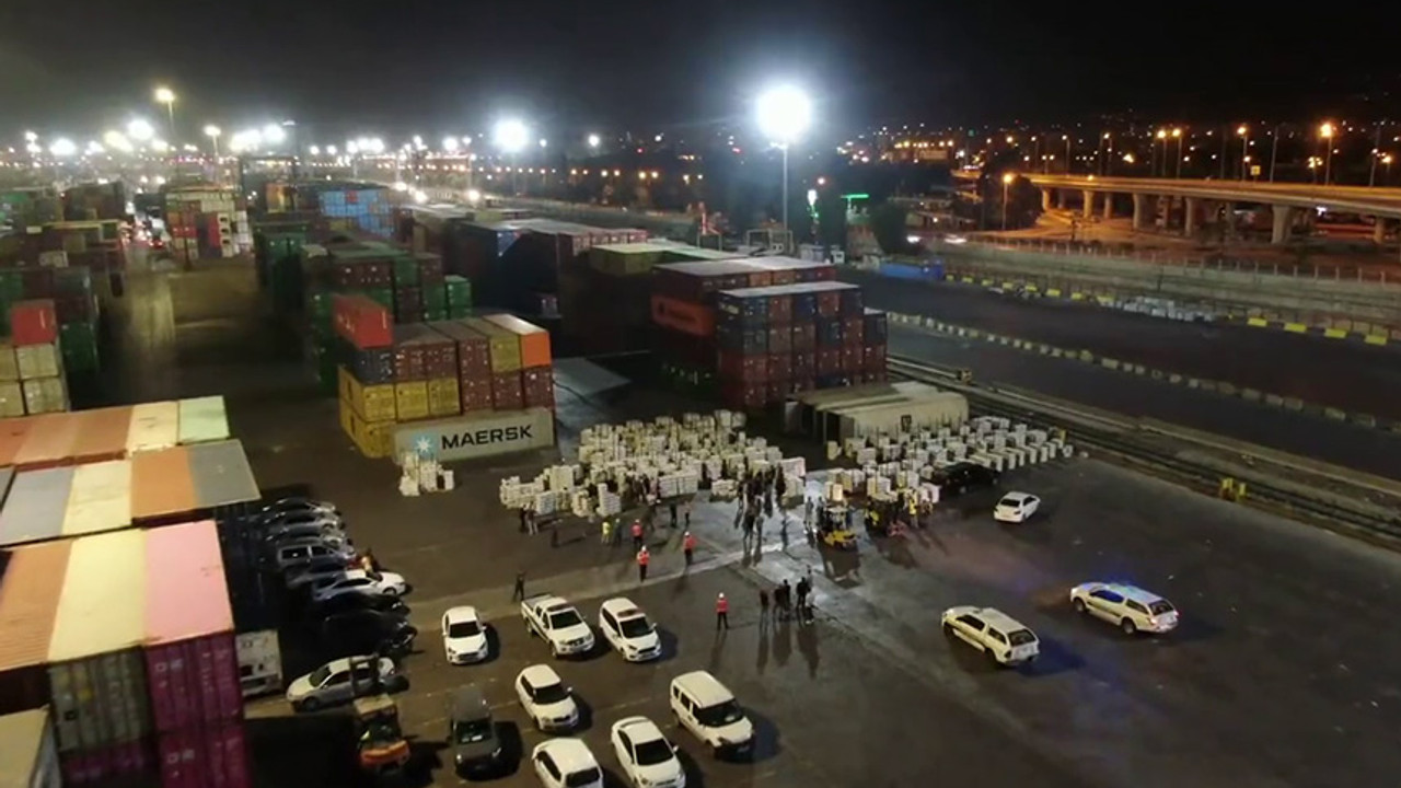 Mersin’de dev operasyon: 610 kg kokain...