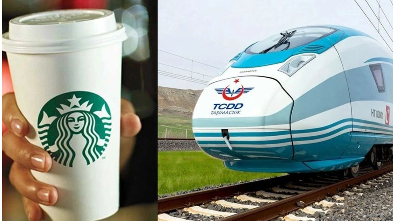 TCDD İsrail'e destek veren Starbucks'ı hızlı trenlerden kaldırdı