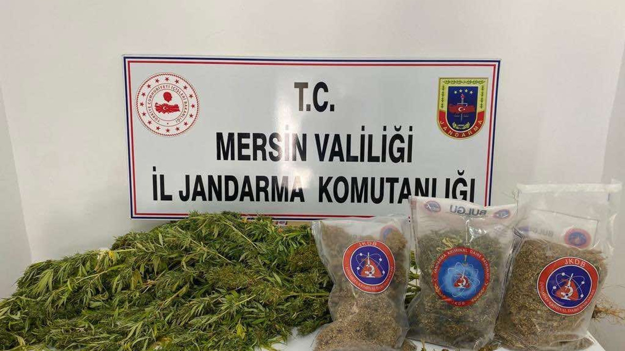 Mersin'de uyuşturucu operasyonu: 3 gözaltı