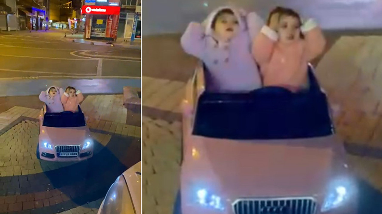 Polisi görünce teslim olan ikiz çocuklar güldürdü