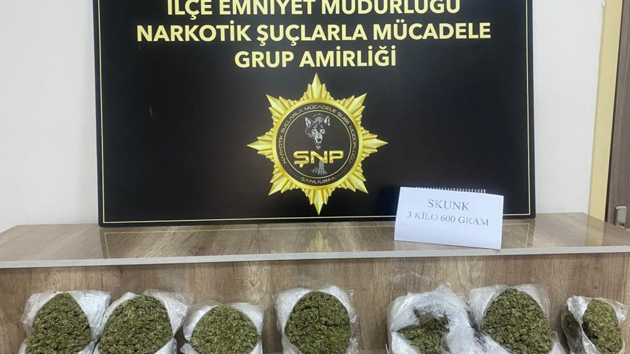 Şanlıurfa’da 3 zehir tacirine gözaltı