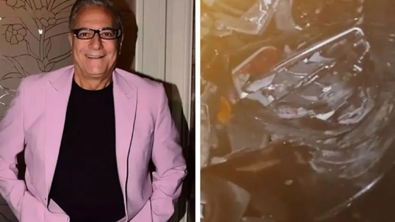 Mehmet Ali Erbil trafik kazası geçirdi! Kazaya dair ilk görüntüler geldi