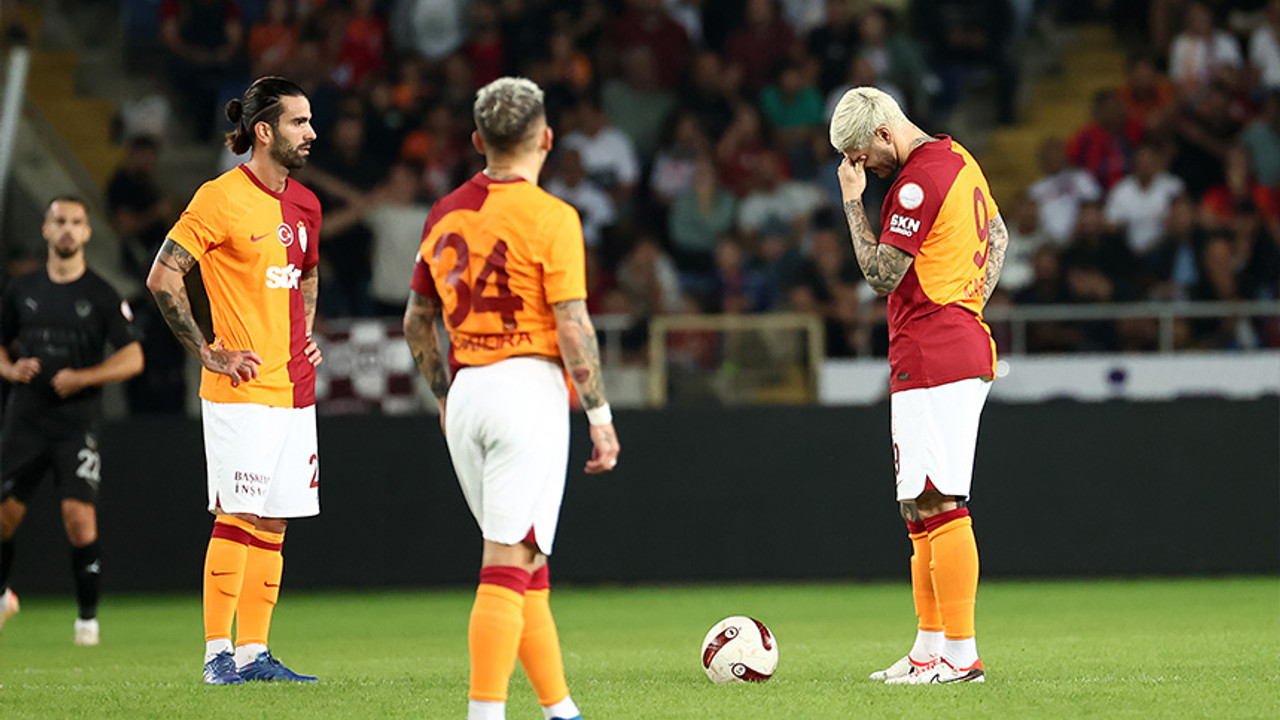 Galatasaray deplasmanda Hatayspor'a mağlup oldu! Maç Sonucu: Atakaş Hatayspor 2-1 Galatasaray