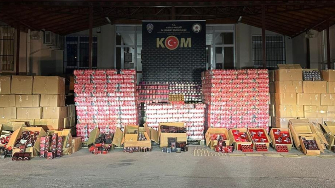 Hatay'da on binlerce adet gümrük kaçağı cinsel içerikli ürüne el konuldu