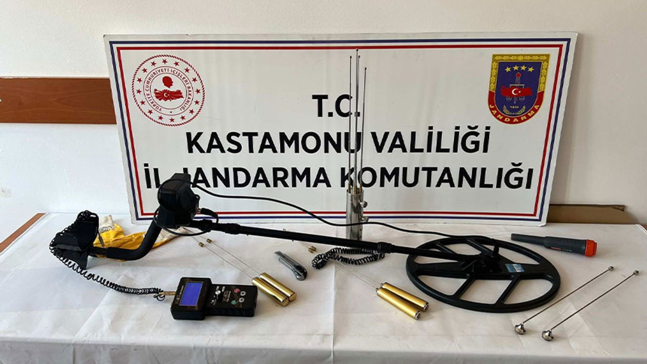Kaçak kazıya jandarmadan suçüstü