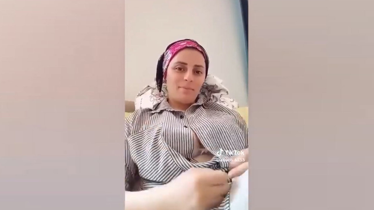 Göğüs dekoltesiyle TikTok'ta frikik veren Laz Kızı'na gözaltı