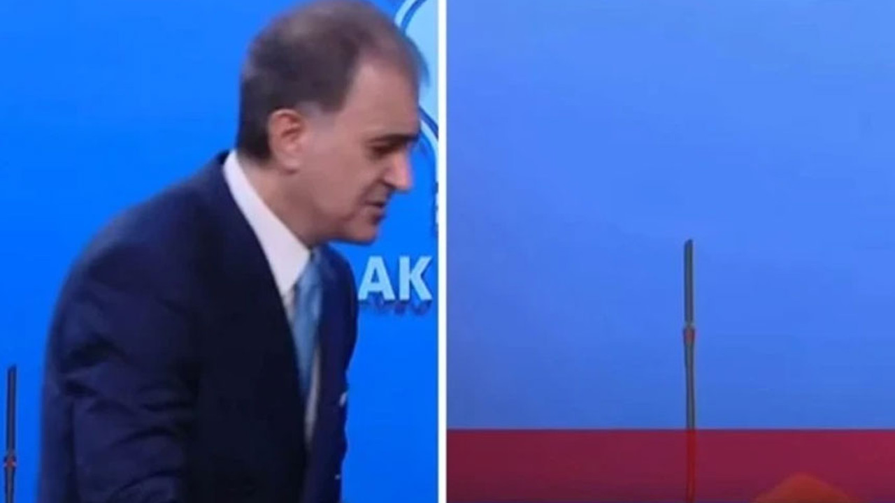 Ömer Çelik canlı yayını aniden terk etti