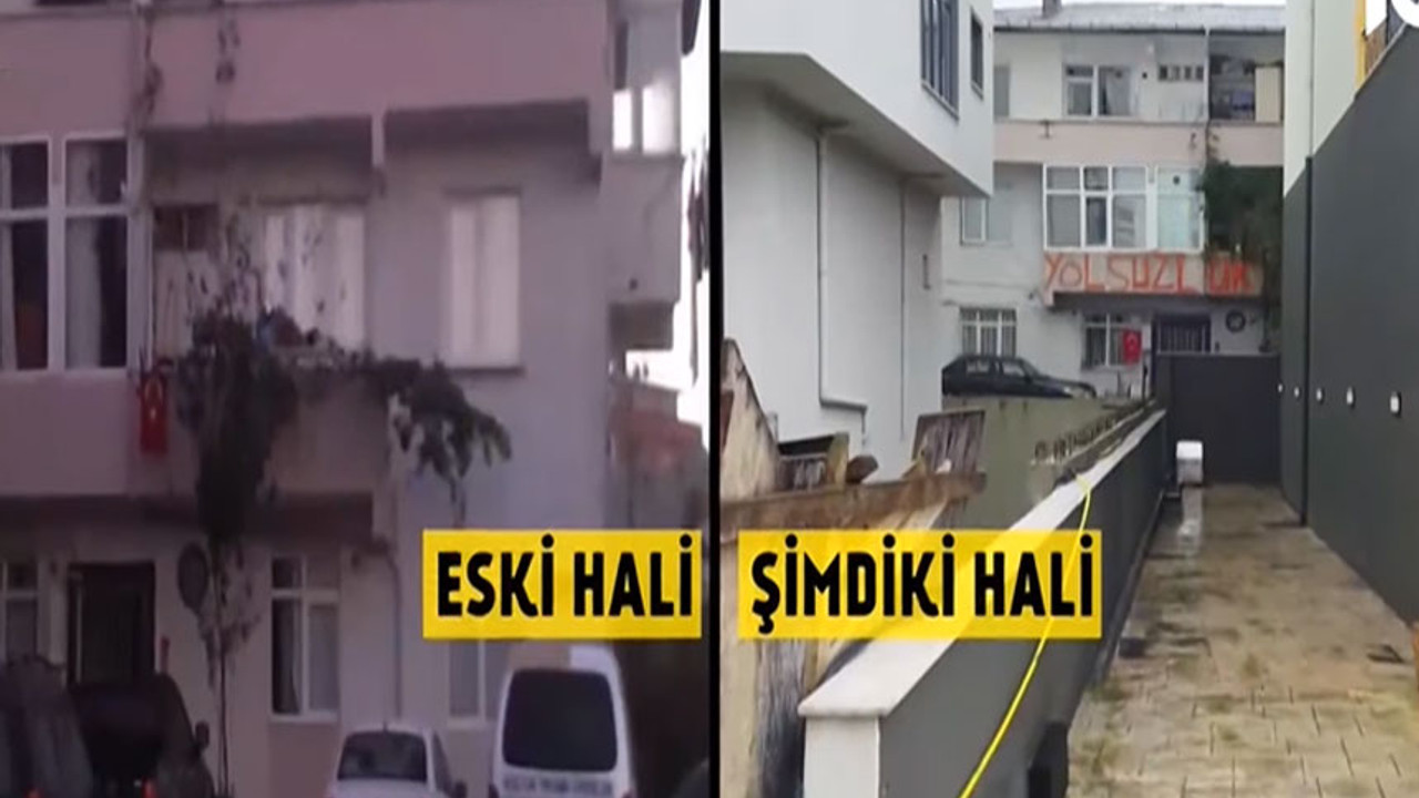 Sokağın ortasına dikilen bina mahalleliyi çileden çıkardı