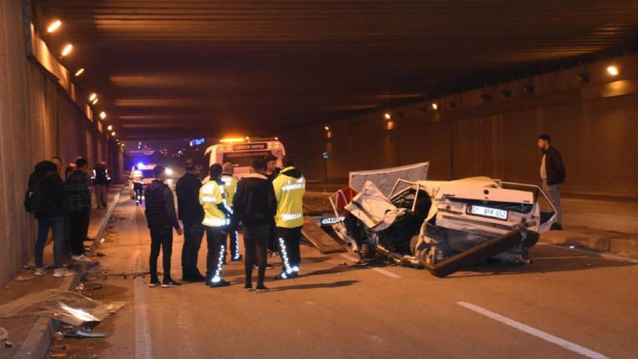 Adana'da asker uğurlaması konvoyunda kaza: 4 yaralı