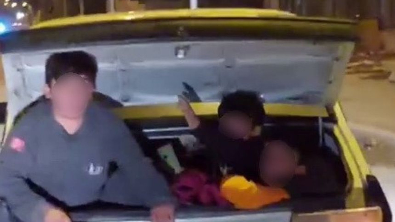 Bagaja koyduğu 3 çocuğun canını hiçe saydı