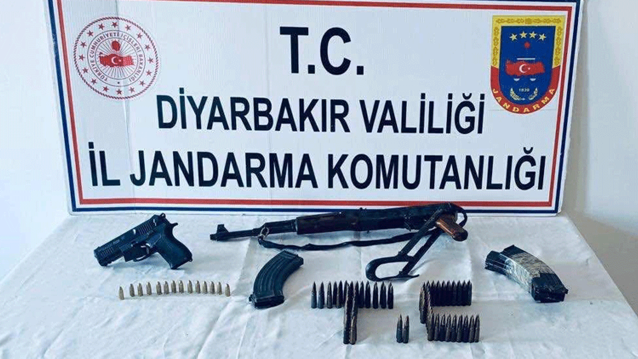 Jandarmadan Diyarbakır'da ruhsatsız silah operasyonu