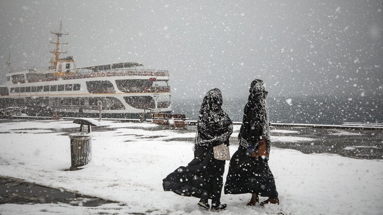 Meteoroloji'den 8 il için kuvvetli kar uyarısı