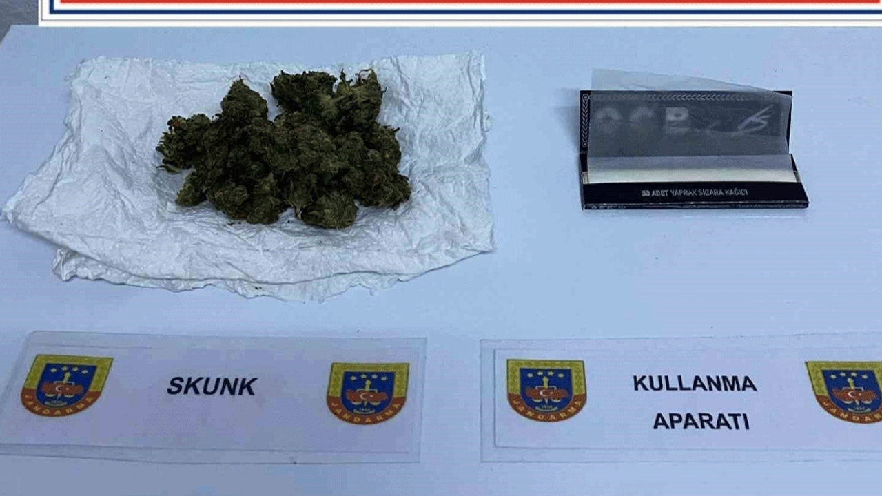 Jandarmanın şüphe üzerine durdurduğu tırda uyuşturucu bulundu