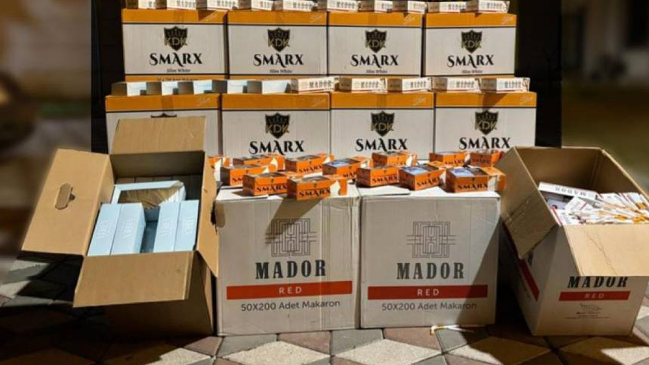 Kocaeli'de 470 bin makaron ele geçirildi