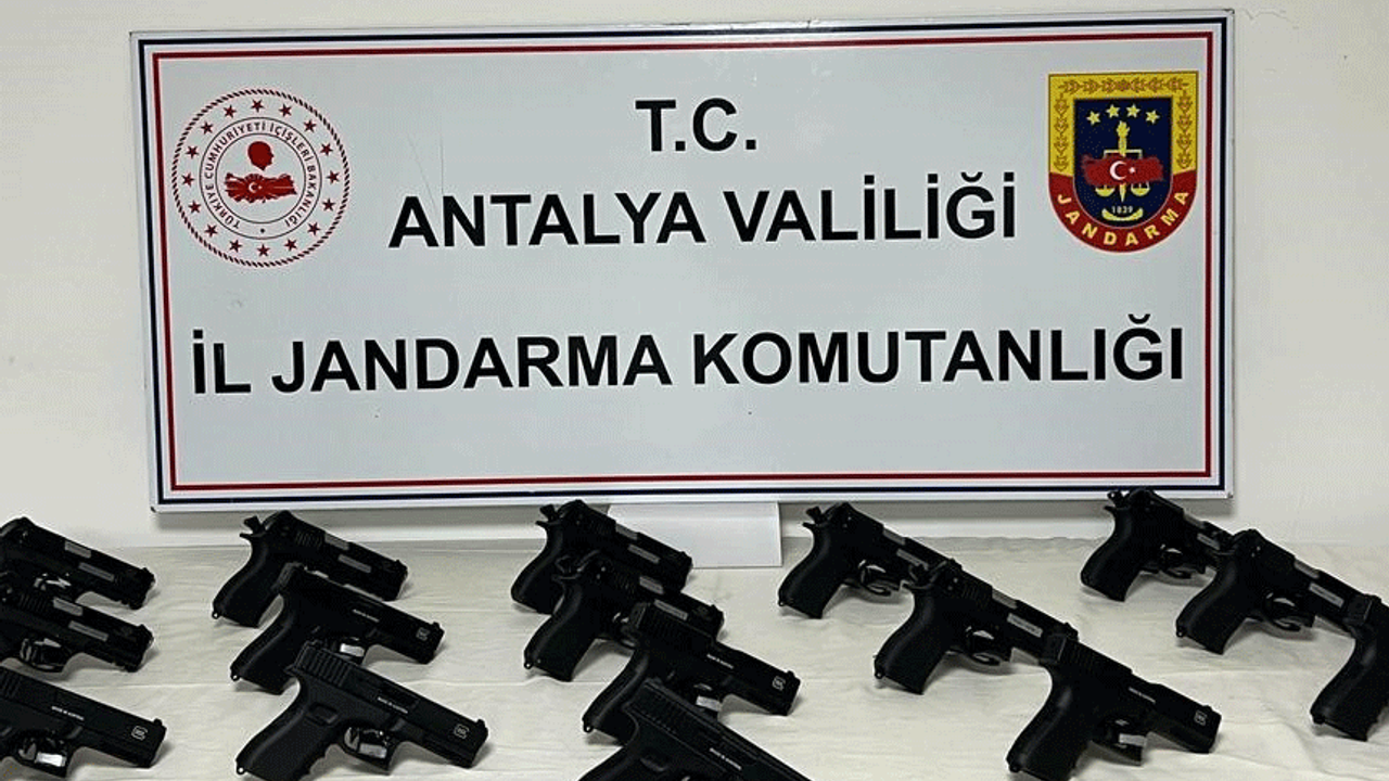 Jandarmadan ruhsatsız silah operasyonu