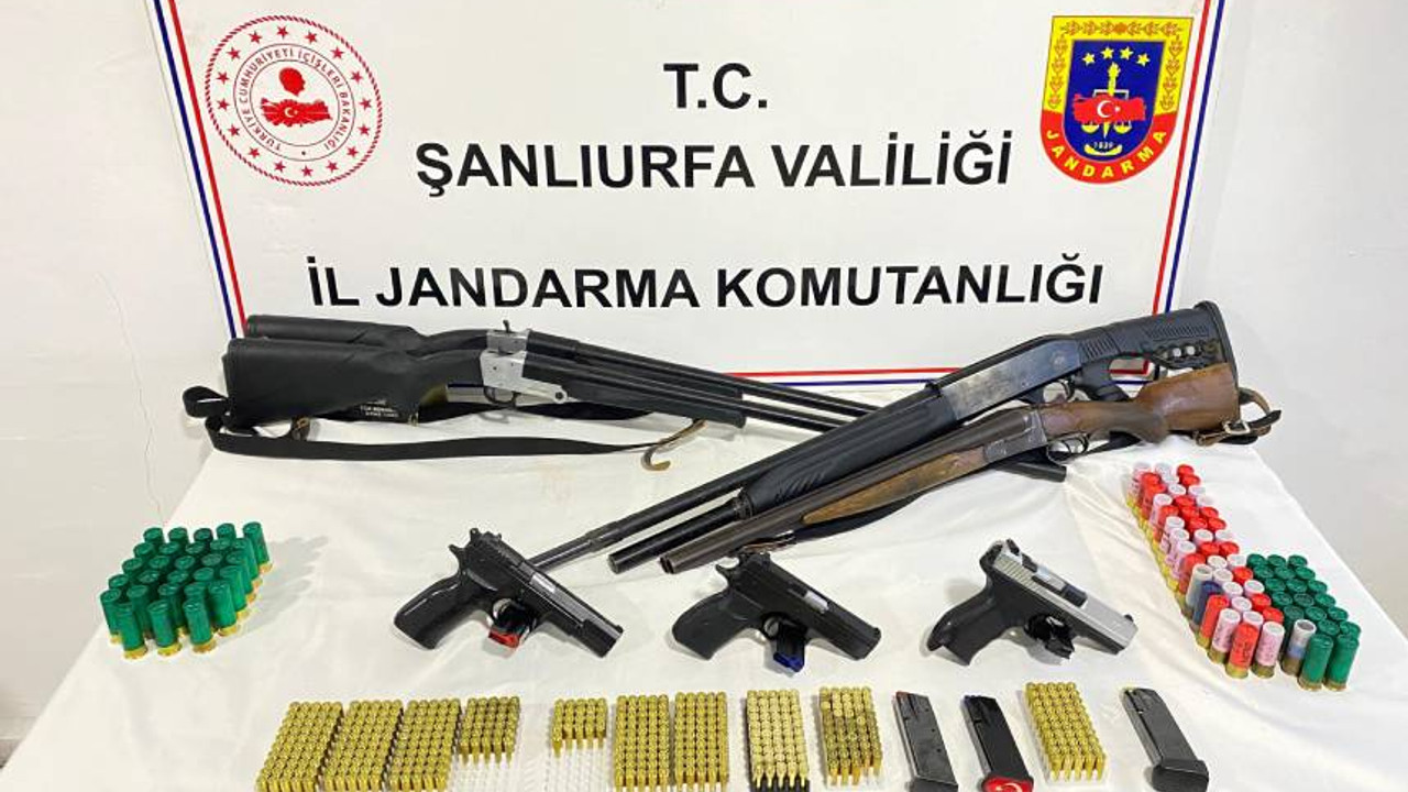 Şanlıurfa'da silahları saklayıp kayıp ihbarında bulundukları iddiasıyla 5 şüpheli yakalandı