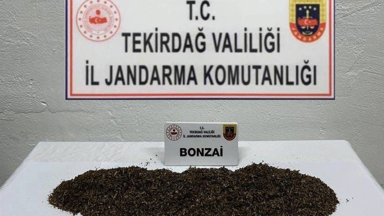 Tekirdağ'da uyuşturucu operasyonu