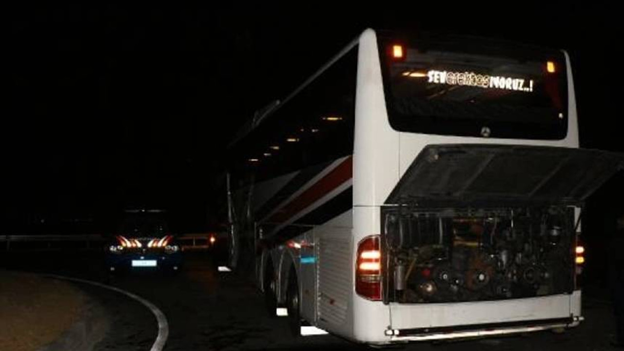 Tokat'ta içinde 33 yolcu bulunan otobüse tüfekli saldırı