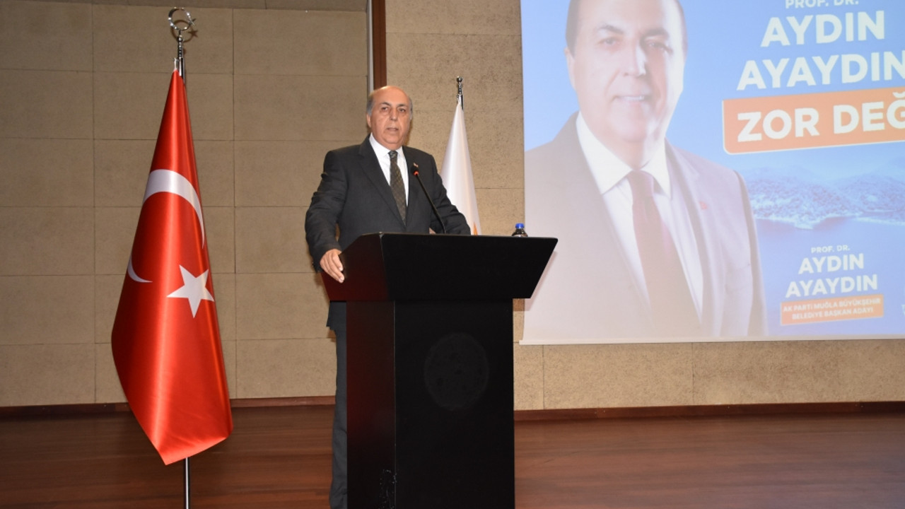 AK Parti Muğla Büyükşehir Belediye Başkan adayı Ayaydın, muhtarlarla buluştu: