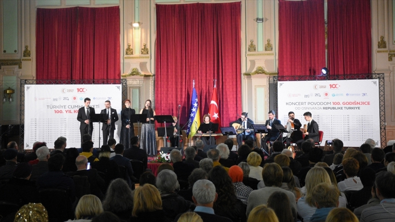 Bosna Hersek'te Türkiye Cumhuriyeti 100. Yıl Konseri düzenlendi