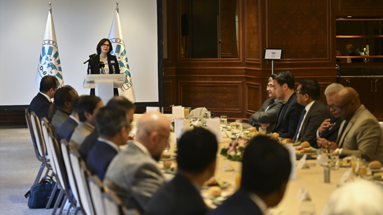 D-8 üyesi ülkelerin Ankara büyükelçileri, yeni yıl yemeğinde bir araya geldi