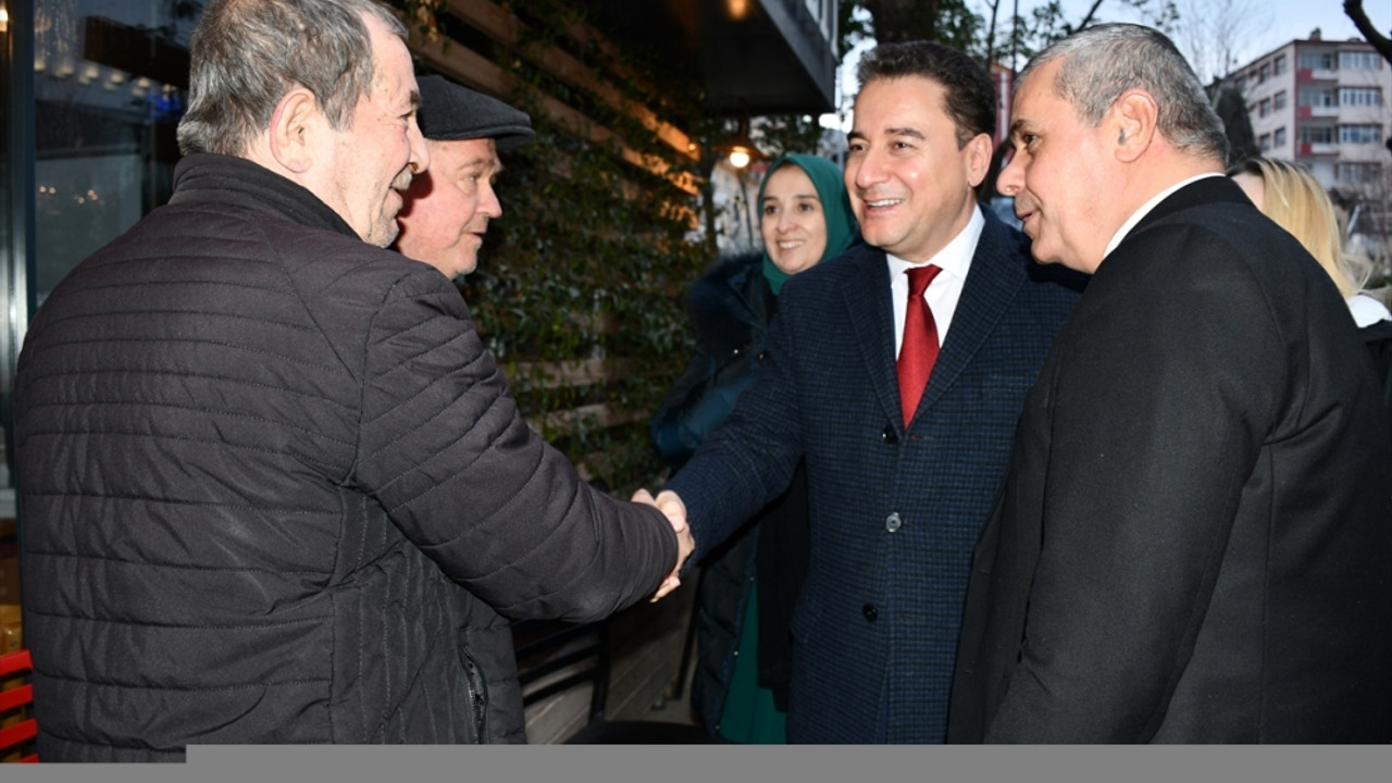 DEVA Partisi Genel Başkanı Babacan Bilecik'te esnafı ziyaret etti