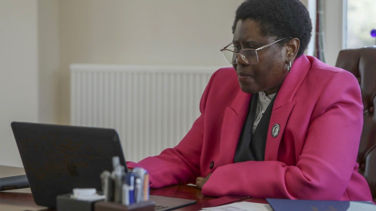 Güney Afrika'nın Ankara Büyükelçisi Letsatsi-Duba, AA'nın "Yılın Kareleri" oylamasına katıldı