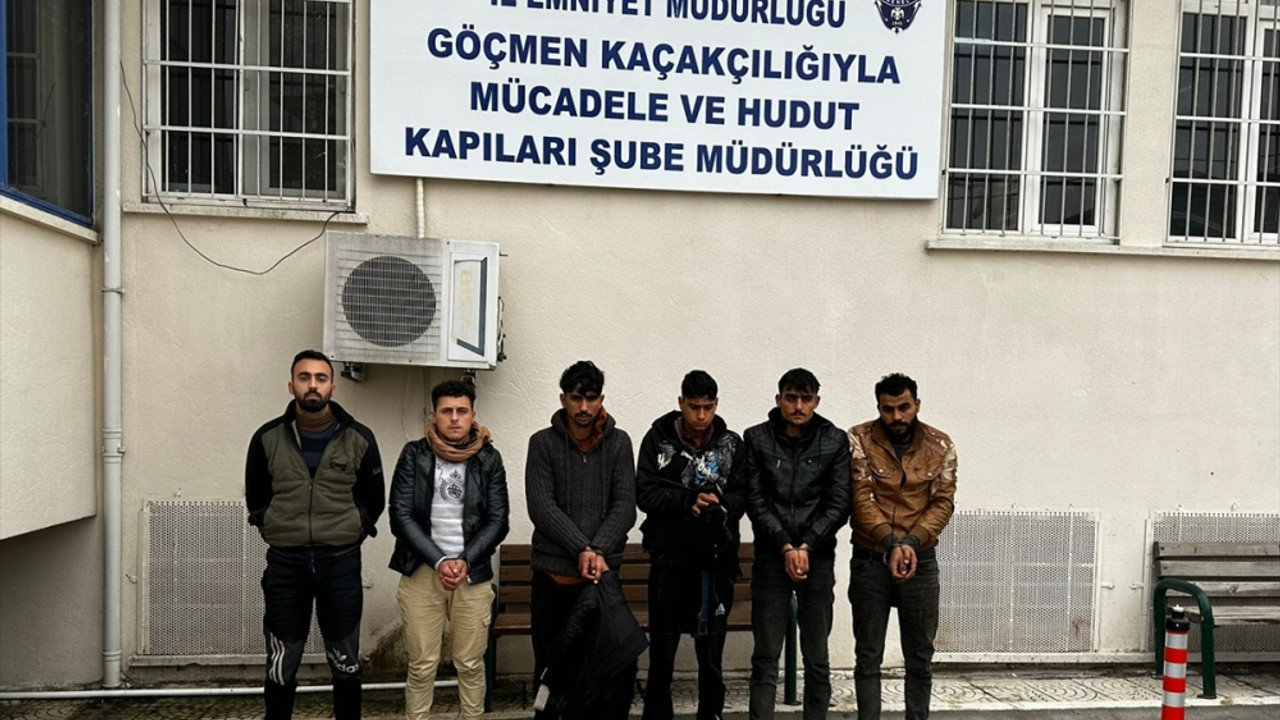 Hatay'da 10 düzensiz göçmen yakalandı