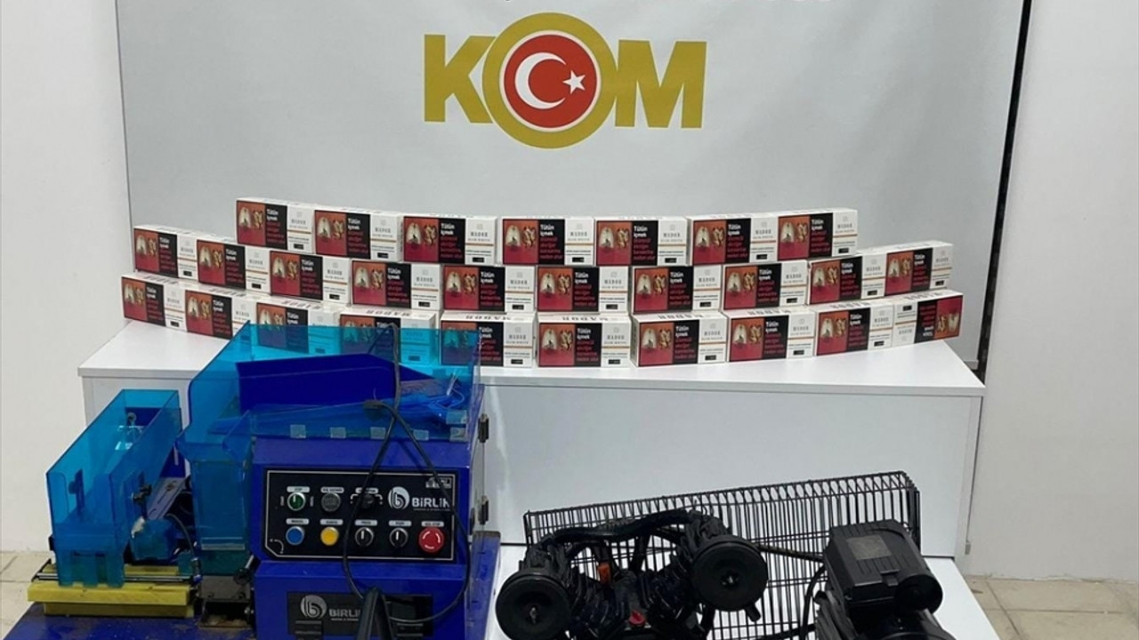 Samsun'da 8 bin bandrolsüz boş makaron ele geçirildi