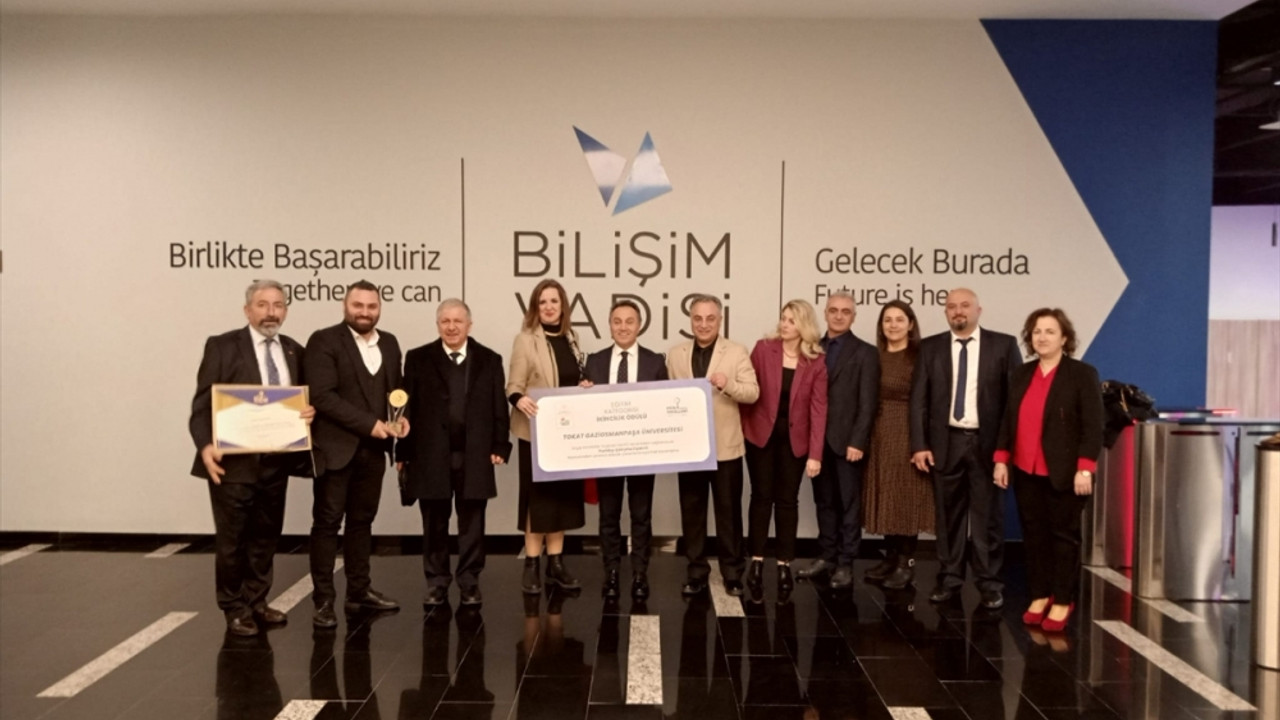 Tokat Gaziosmanpaşa Üniversitesi, 2023 Verimlilik Proje Ödülleri'nde Türkiye ikincisi oldu