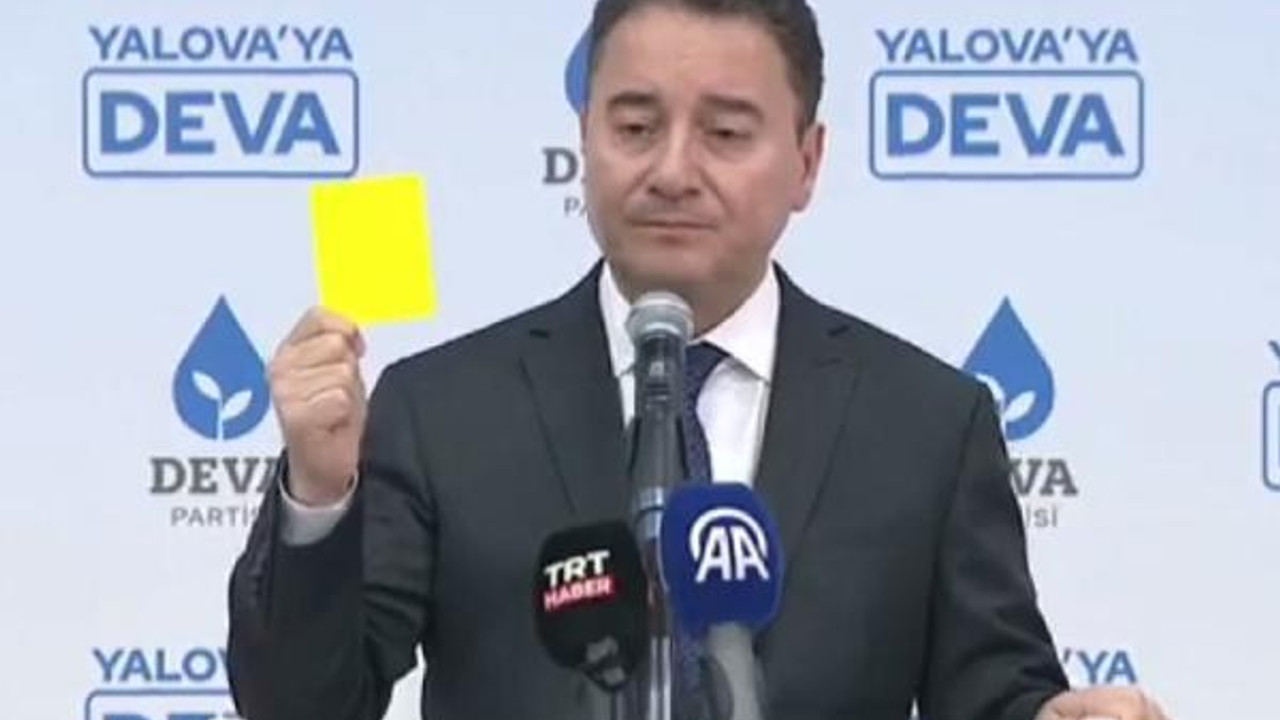 Ali Babacan: Bu seçim, hükümete sarı kart gösterme seçimi