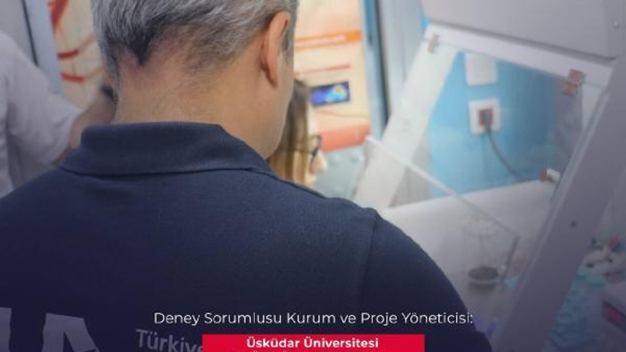 Alper Gezeravcı'dan ISS'de 'Message' deneyi