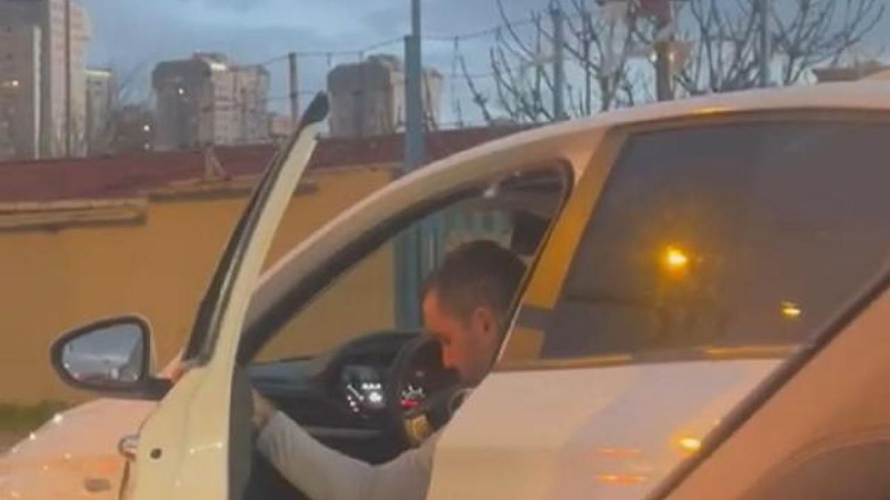 Ataşehir'de tartıştığı sürücüyü tehdit edip çocuğuna küfür eden saldırgan yakalandı