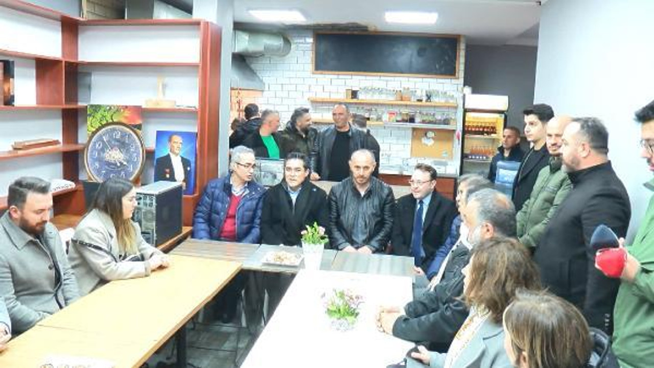 Buğra Kavuncu Sarıyer'de esnaf ziyaretinde bulundu