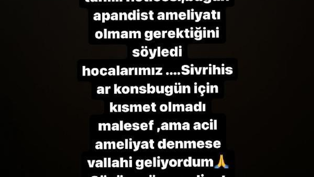 Konsere giderken yolda rahatsızlanan Alişan, Bursa'da hastaneye kaldırıldı