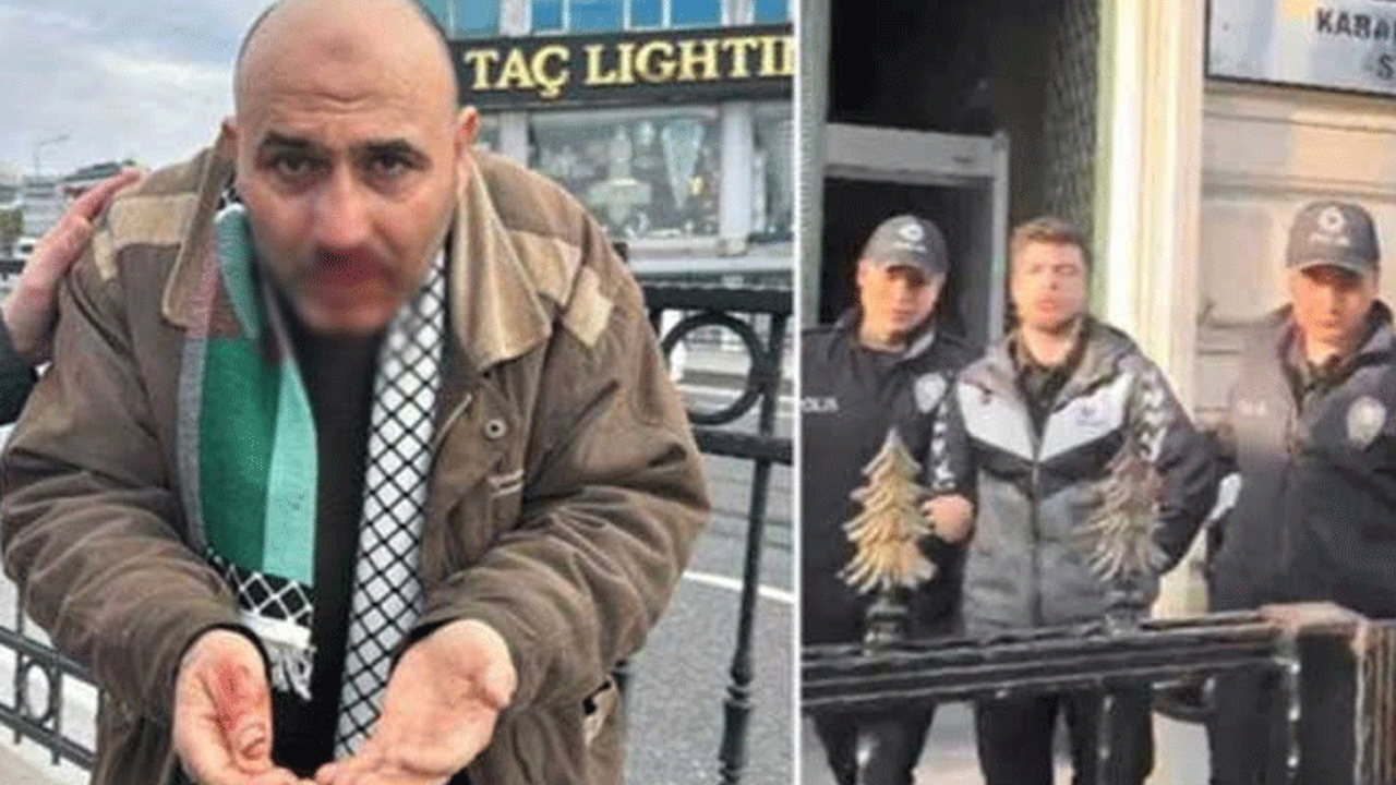 Filistin'e destek yürüyüşünde 'Tevhid' bayrağı taşıyan adama yumruk atan Ege Akersoy'un ifadesi ortaya çıktı