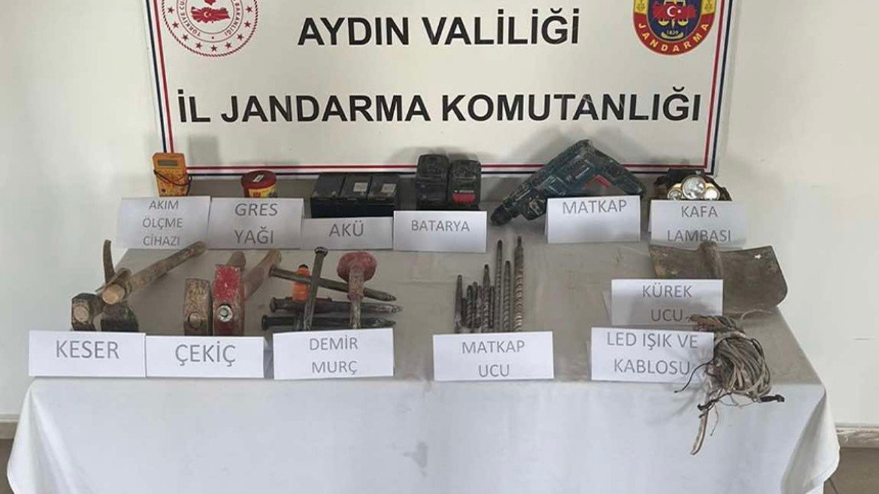 Kaçak kazı jandarmaya takıldı