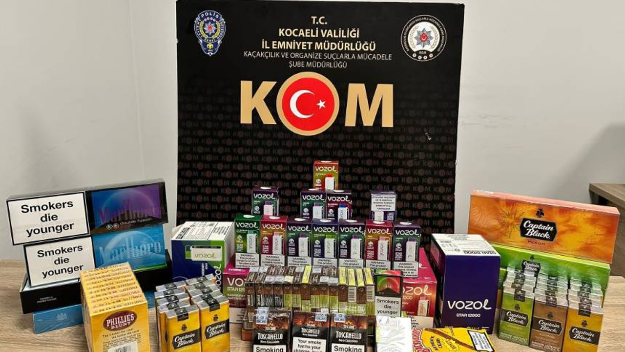 Kaçak sigara operasyonu: 26 bin sahte bandrollü