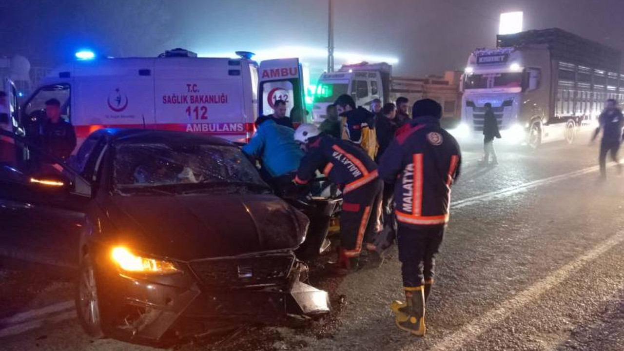 Malatya’da trafik kazası: 1 ölü, 5 yaralı