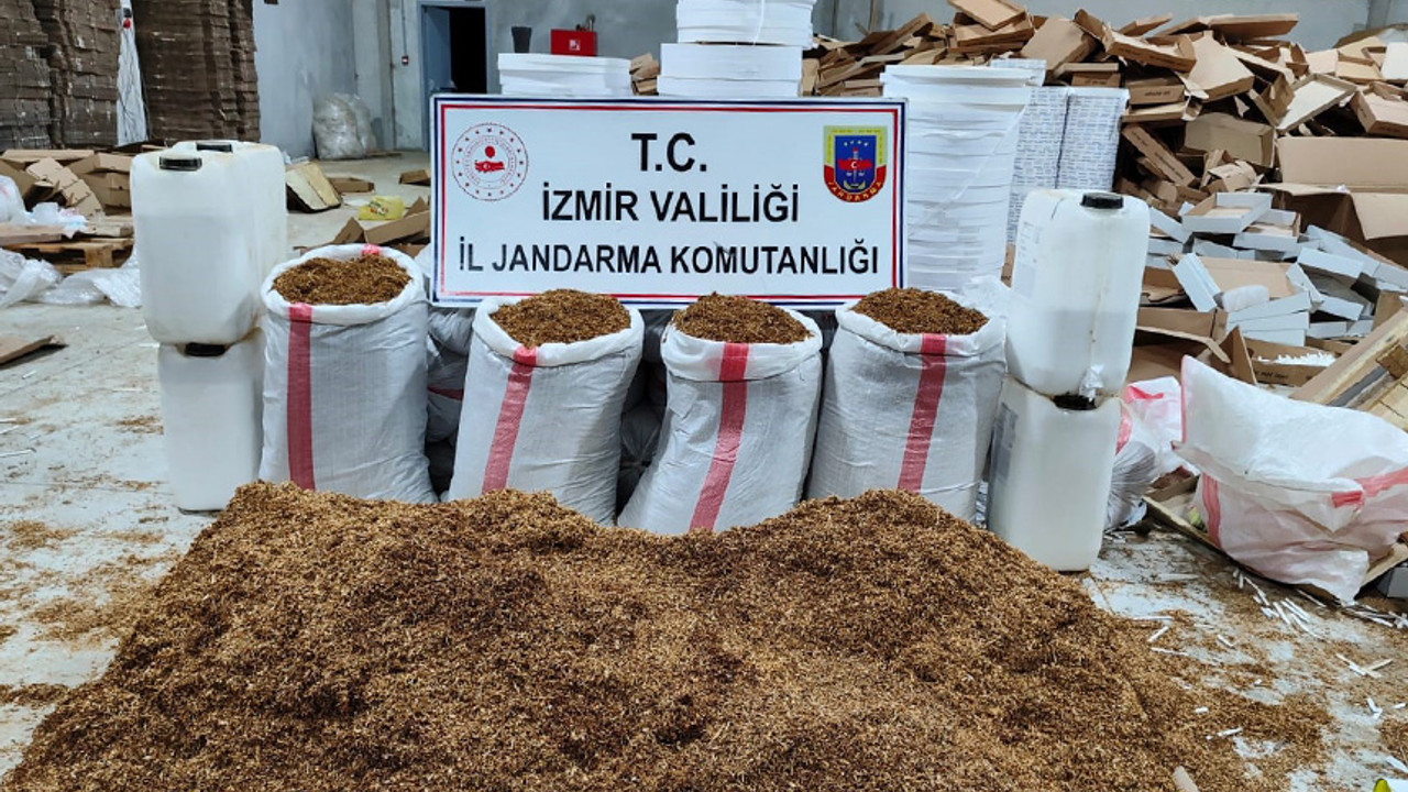 Kaçak sigara fabrikasına baskın! Piyasa değeri dudak uçuklattı