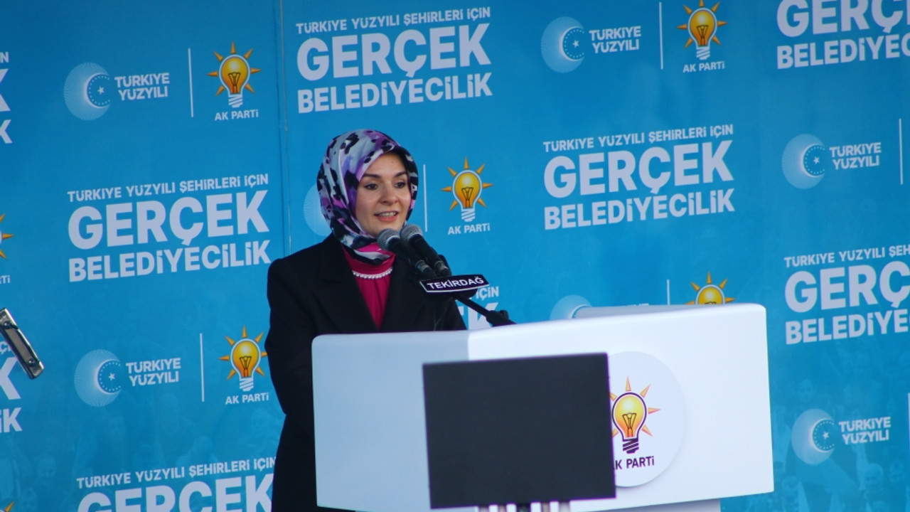 Aile ve Sosyal Hizmetler Bakanı Göktaş, AK Parti'nin Tekirdağ mitinginde konuştu: