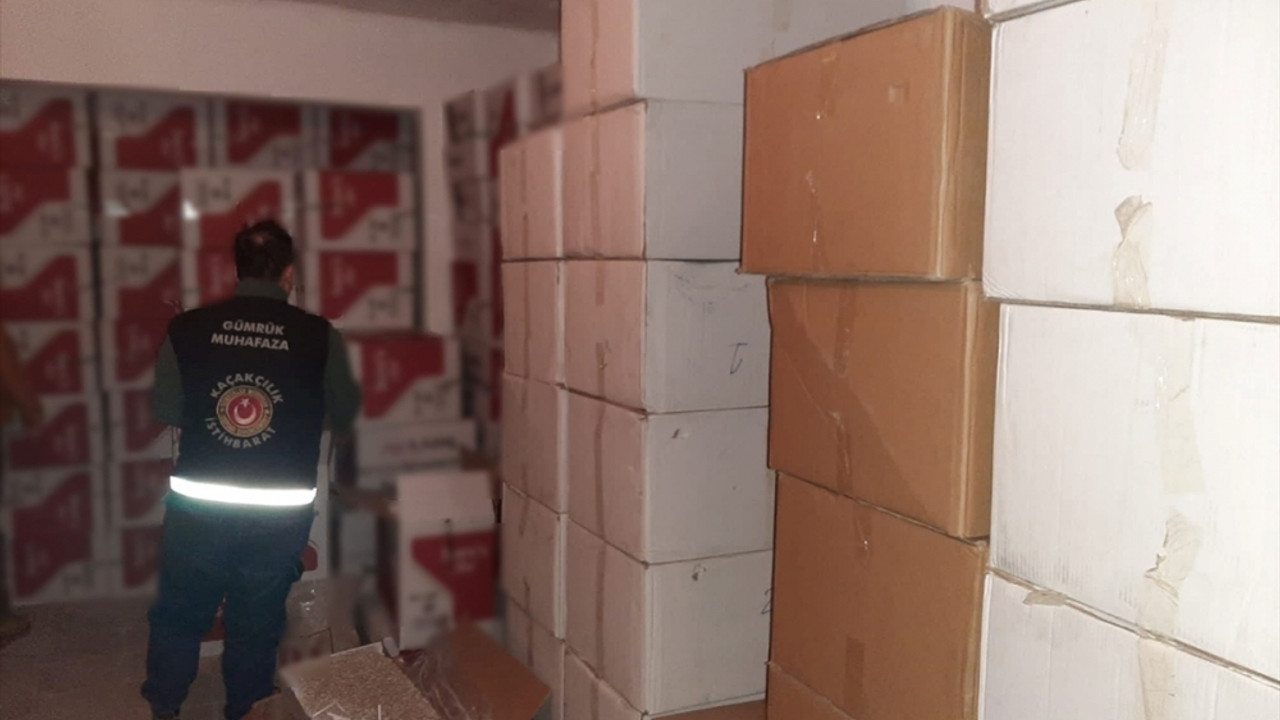 Ankara'da kaçak makaron operasyonu gerçekleştirildi